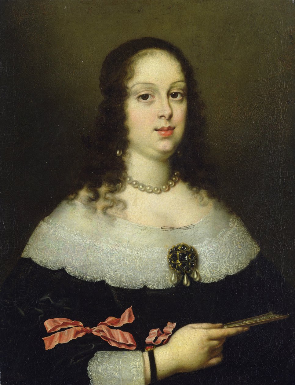 Porträtt av Vittoria della Rovere (1622-95), storhertiginna av Toscana av Justus Sustermans
