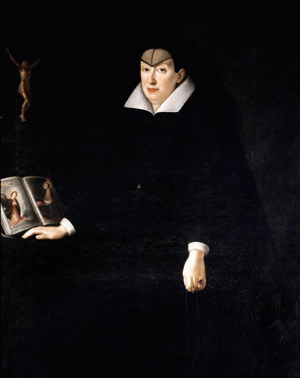 Porträtt av Christine de Lorraine, tidigt 1600-tal (målning) av Justus Sustermans