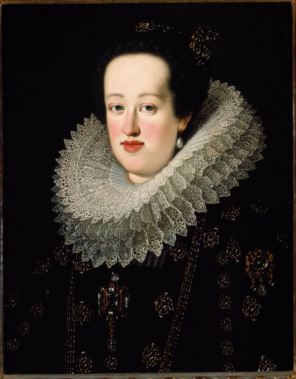 Porträtt av Eleonora Gonzaga, prinsessan av Mantua av Justus Sustermans