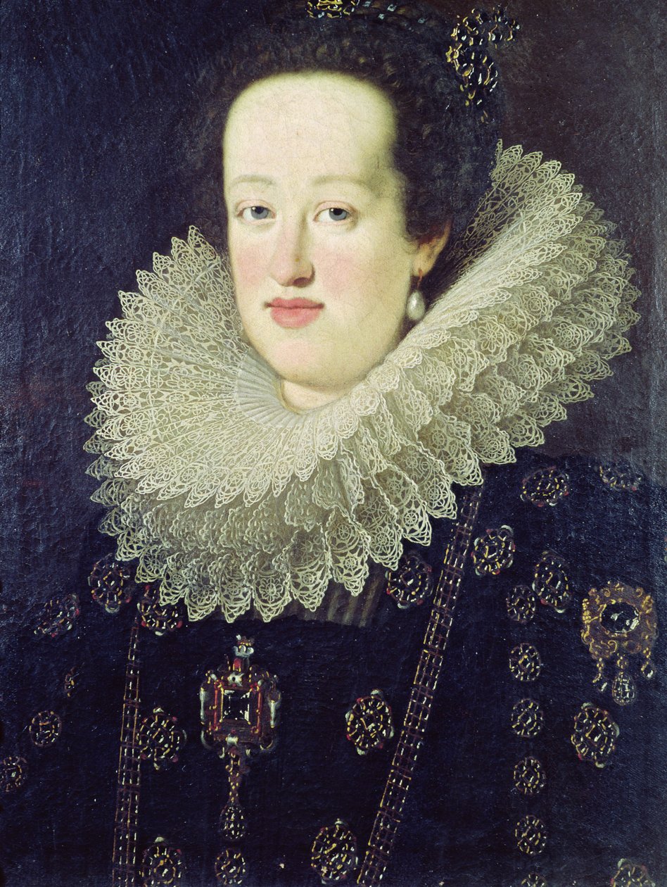 Porträtt av Eleonora av Gonzaga Mantua (1598-1655) 1622-55 av Justus Sustermans