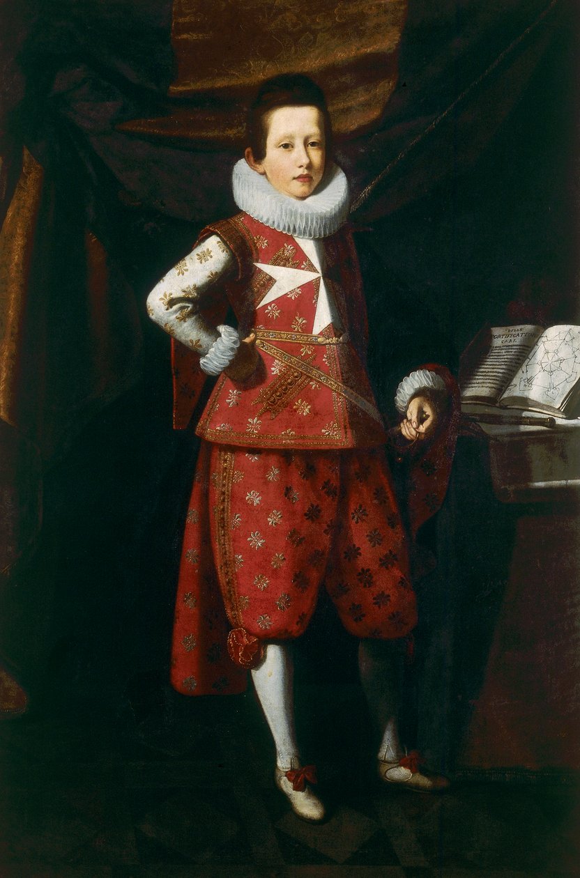 Porträtt av Giovan Carlo deMedici vid tio års ålder av Justus Sustermans