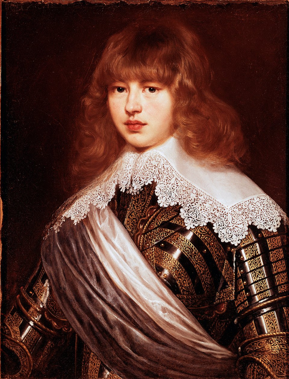 Porträtt av prins Valdemar Christian av Danmark Målning av Justus Sustermans (1597-1681) Palazzo Pitti från 1600-talet, Florens av Justus Sustermans