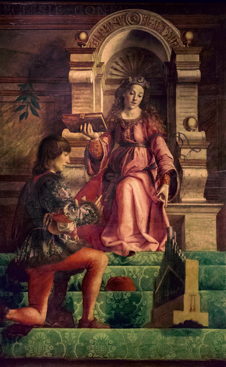 Musik, ca 1470 (olja på poppel) av Justus of Ghent