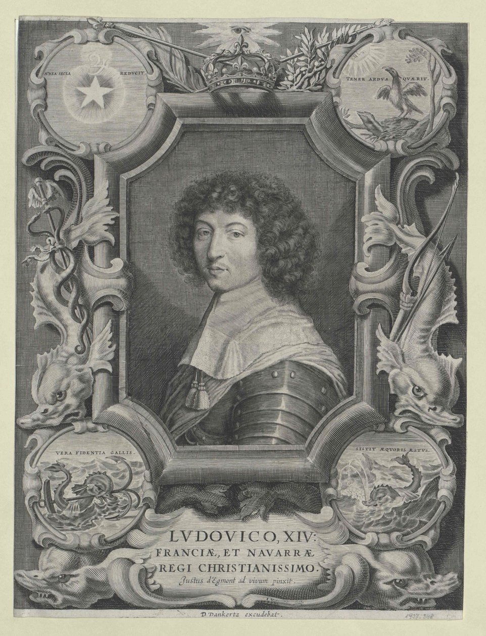 Kung av Frankrike Ludvig XIV av Justus van Egmont