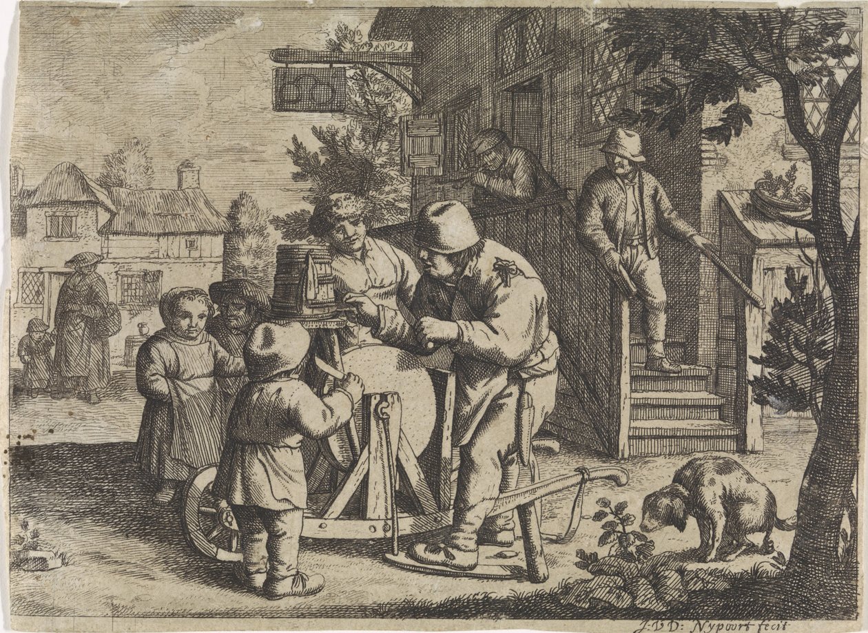 saxvässare av Justus van den Nijpoort