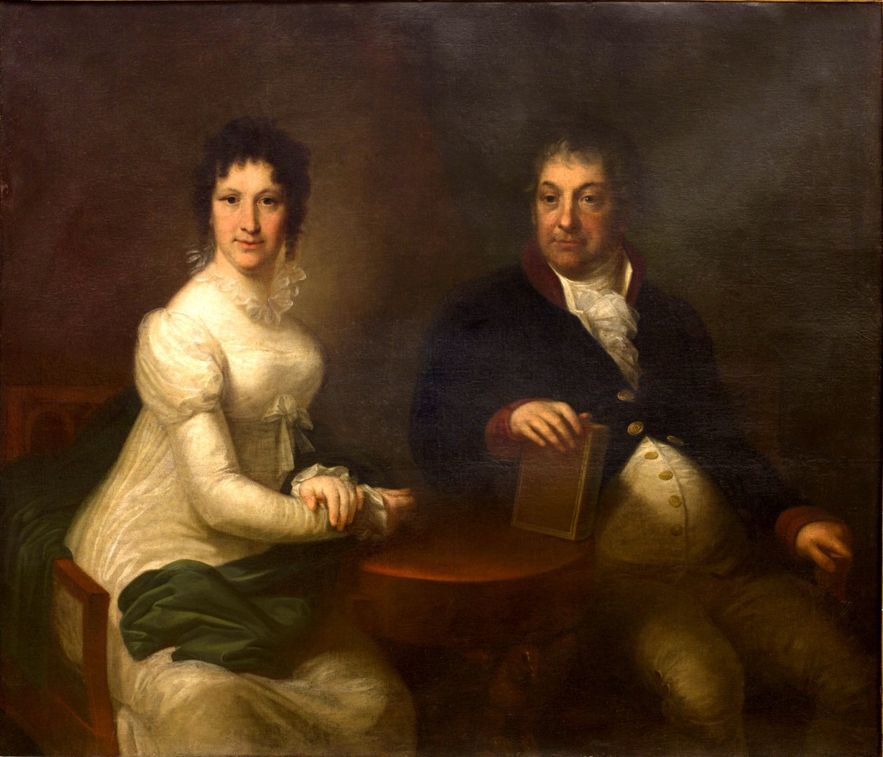 Porträtt av Józef och Maria, född Markowski av Józef Peszka