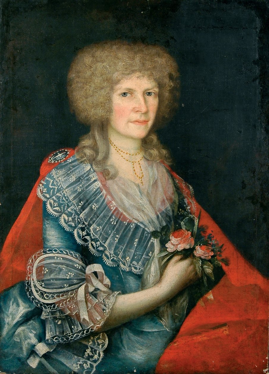 Faworski - Porträtt av Teresa Garbowska, född Krosnowska 1789 av Jozef Faworski