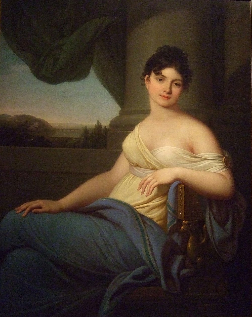 Porträtt av Maria Antonovna Naryshkina, 1807 av Józef Grassi