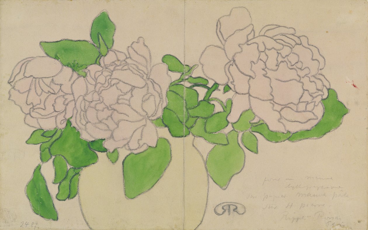 Krysantemum, ca 1900 av József Rippl Rónai
