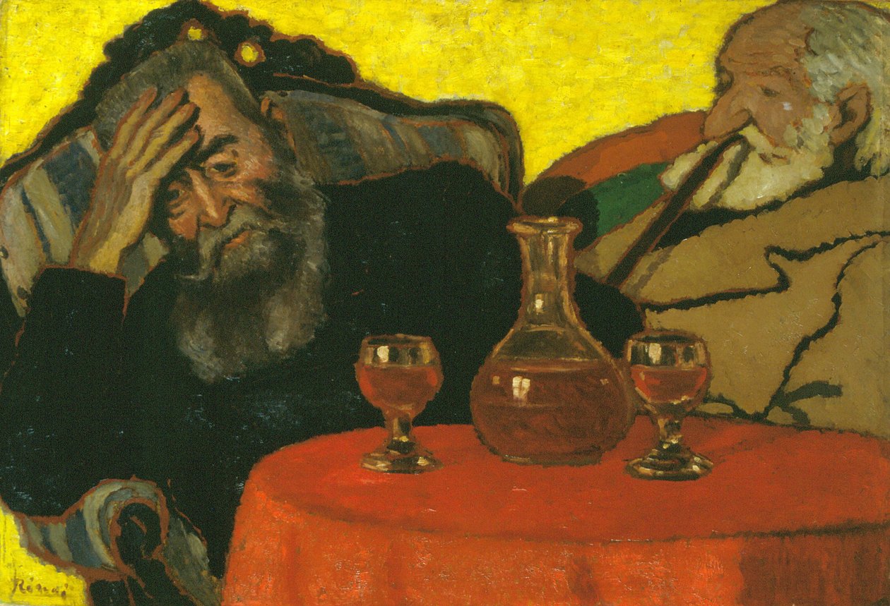 My Father and Piacsek, with Red Wine av József Rippl Rónai