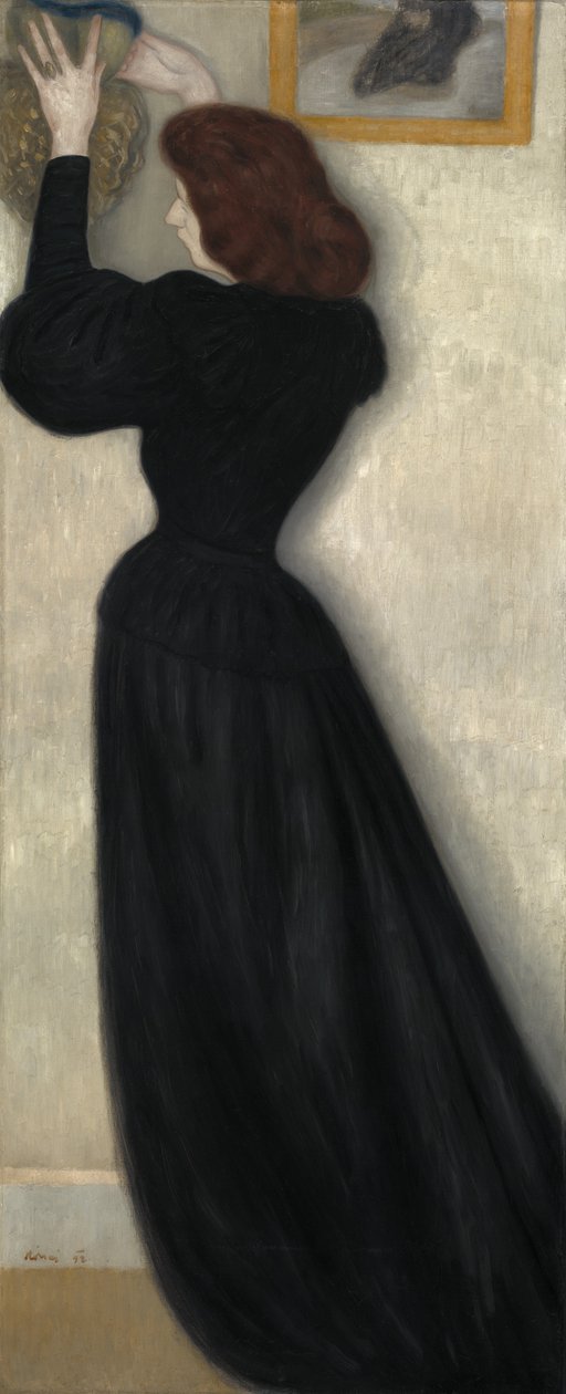 Smal kvinna med vas, 1894 av József Rippl Rónai