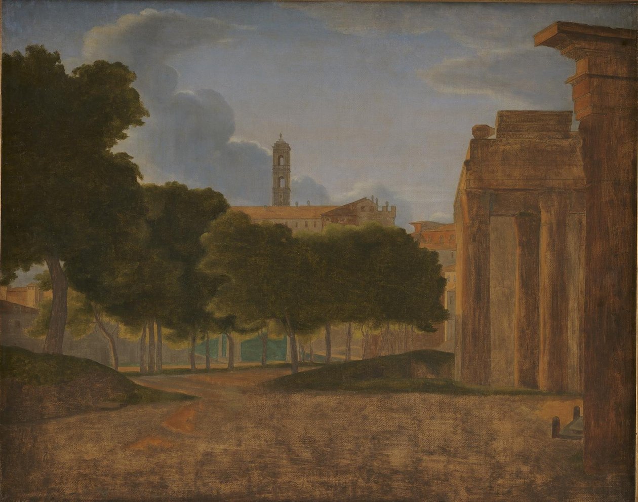 Utsikt över Forum Romanum och Via Sacra. I bakgrunden Capitolium av KMS 3850 Ubekendt