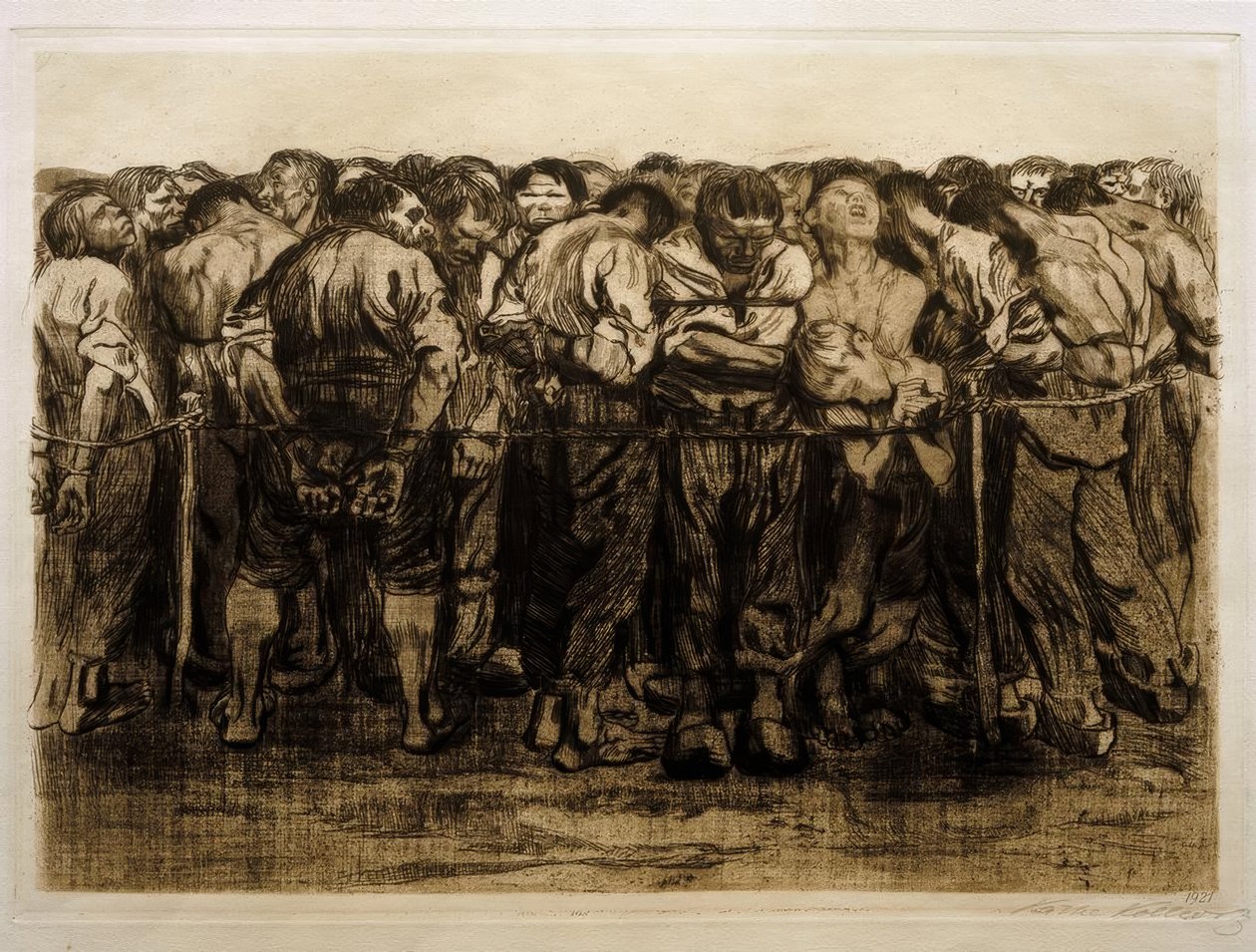K. Kollwitz, Fångarna av Käthe Kollwitz