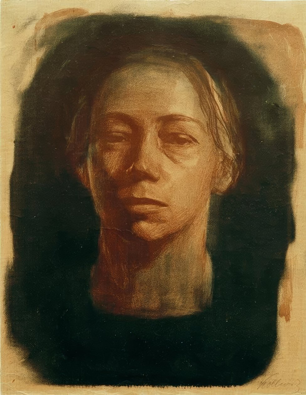 Självkänsla och ansikte av Käthe Kollwitz