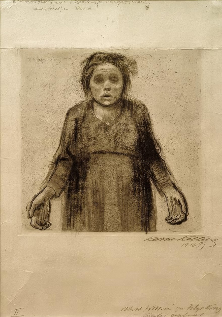 Änkan av Käthe Kollwitz