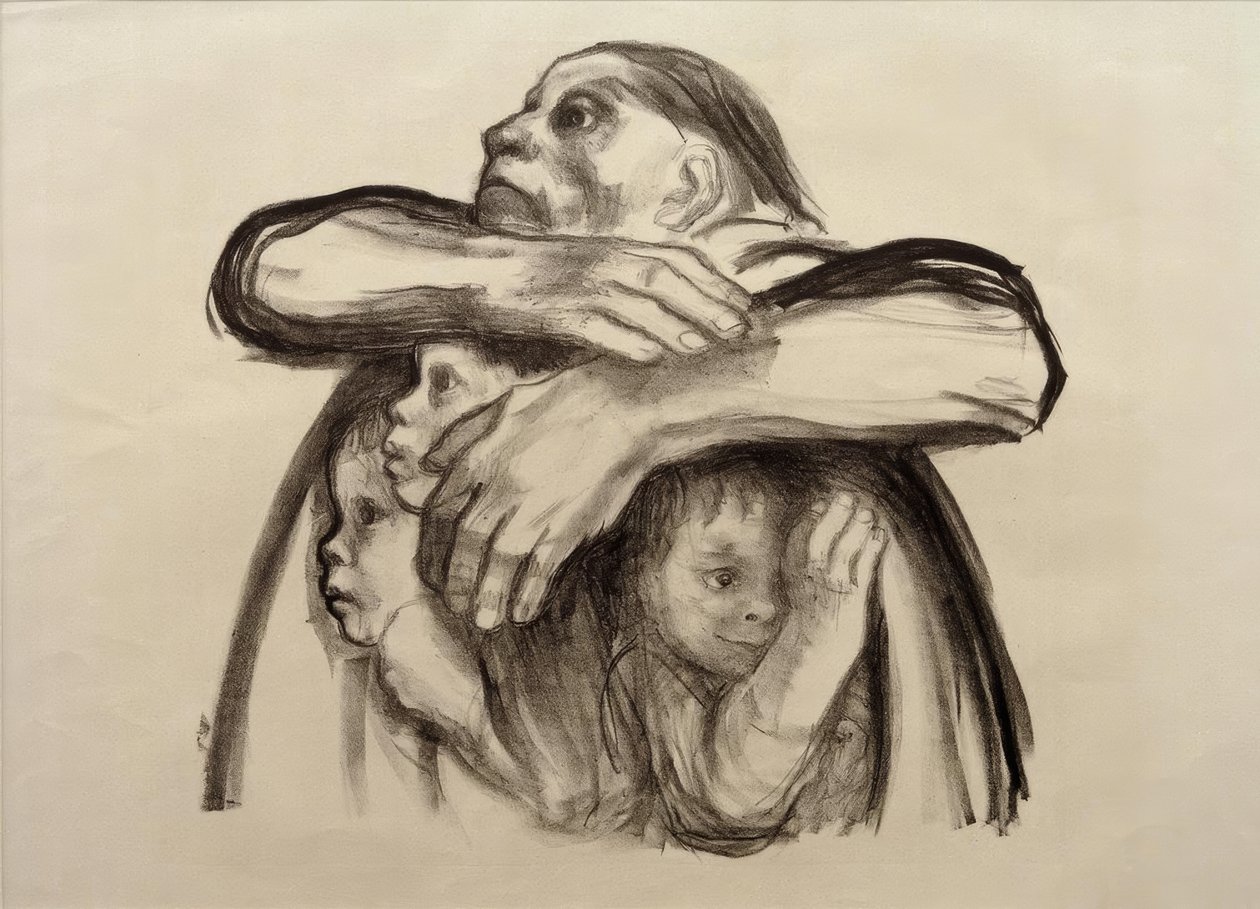 K. Kollwitz, frön ska inte malas av Käthe Kollwitz