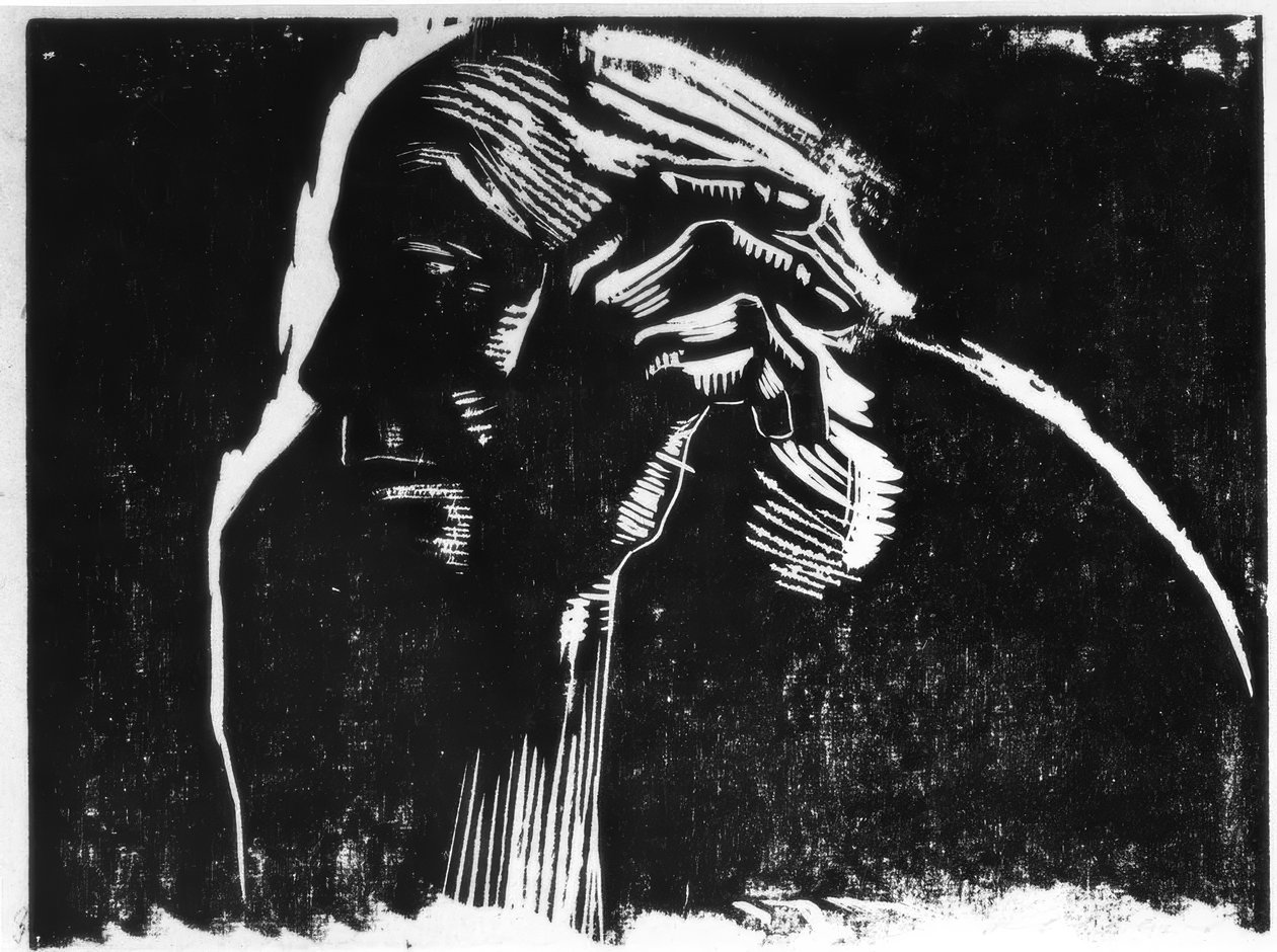 Självporträtt av Käthe Kollwitz