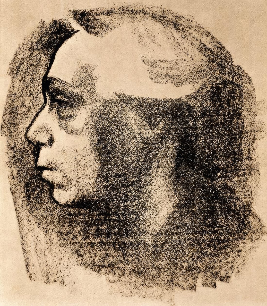Självporträtt av Käthe Kollwitz
