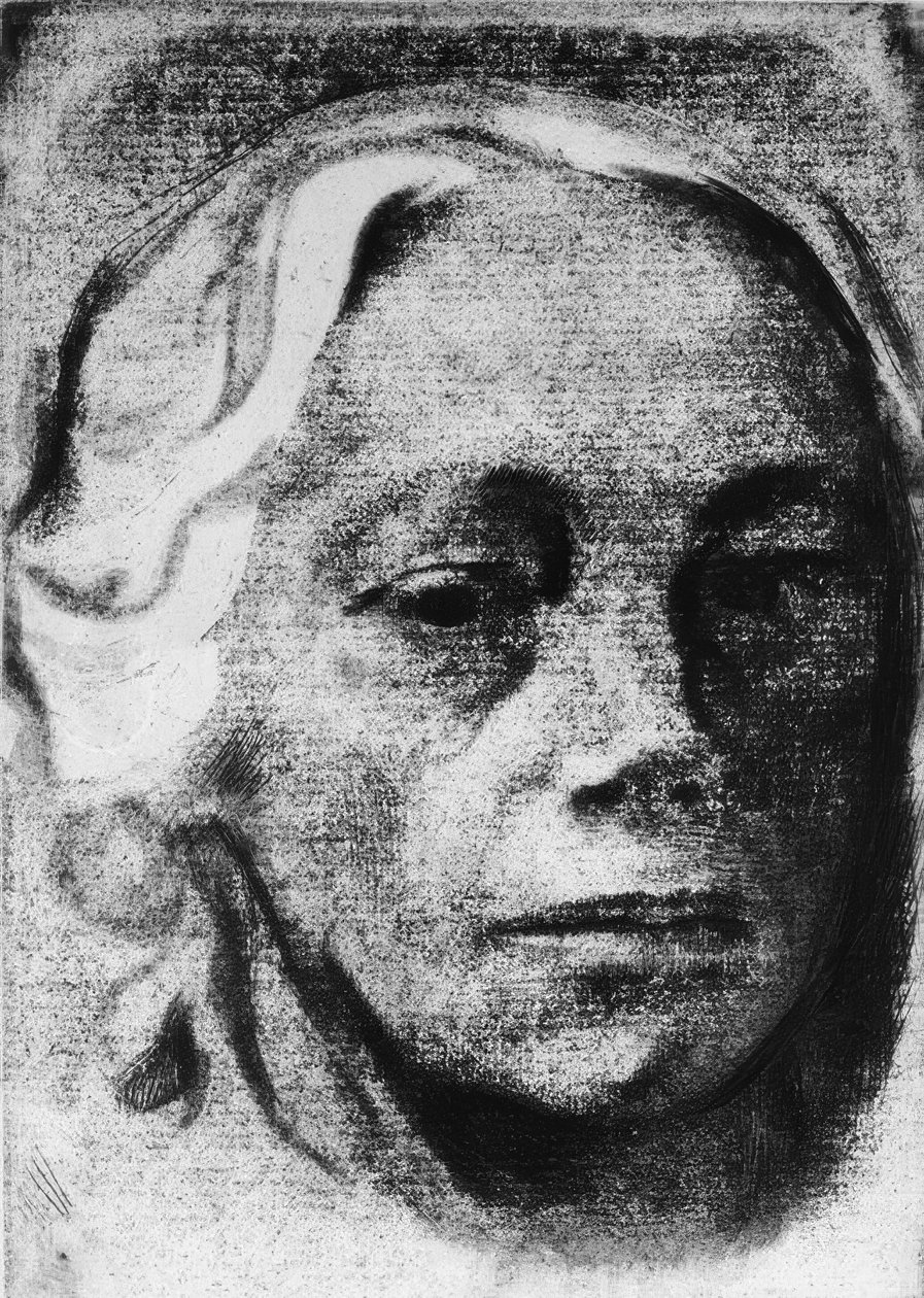 Självporträtt av Käthe Kollwitz