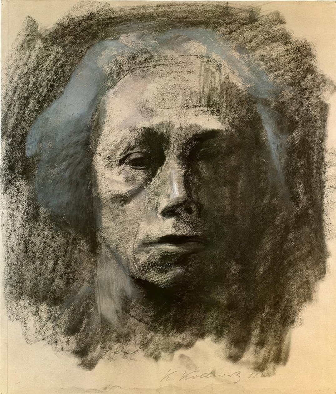 Självkänsla och ansikte av Käthe Kollwitz