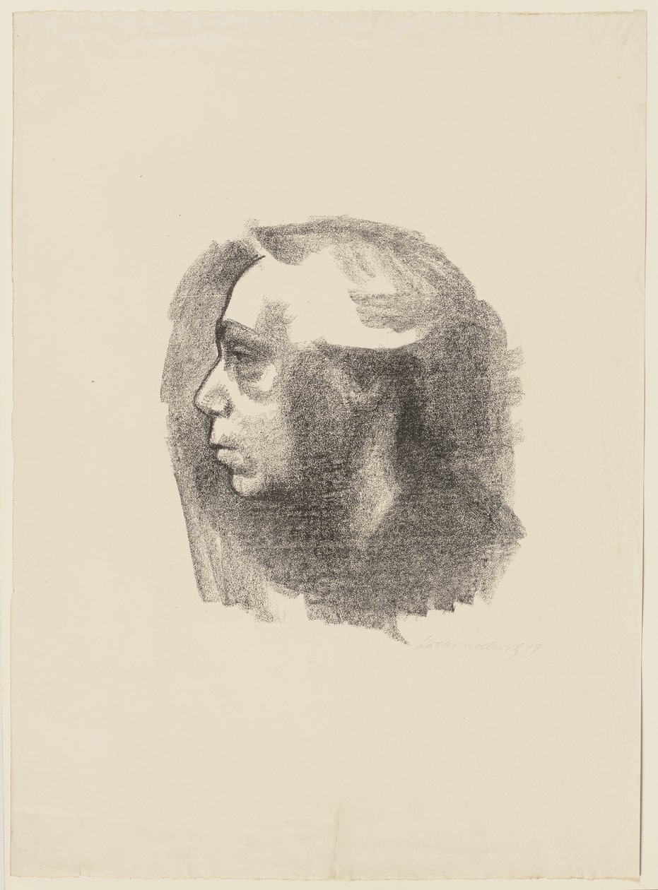 Självporträtt av Käthe Kollwitz