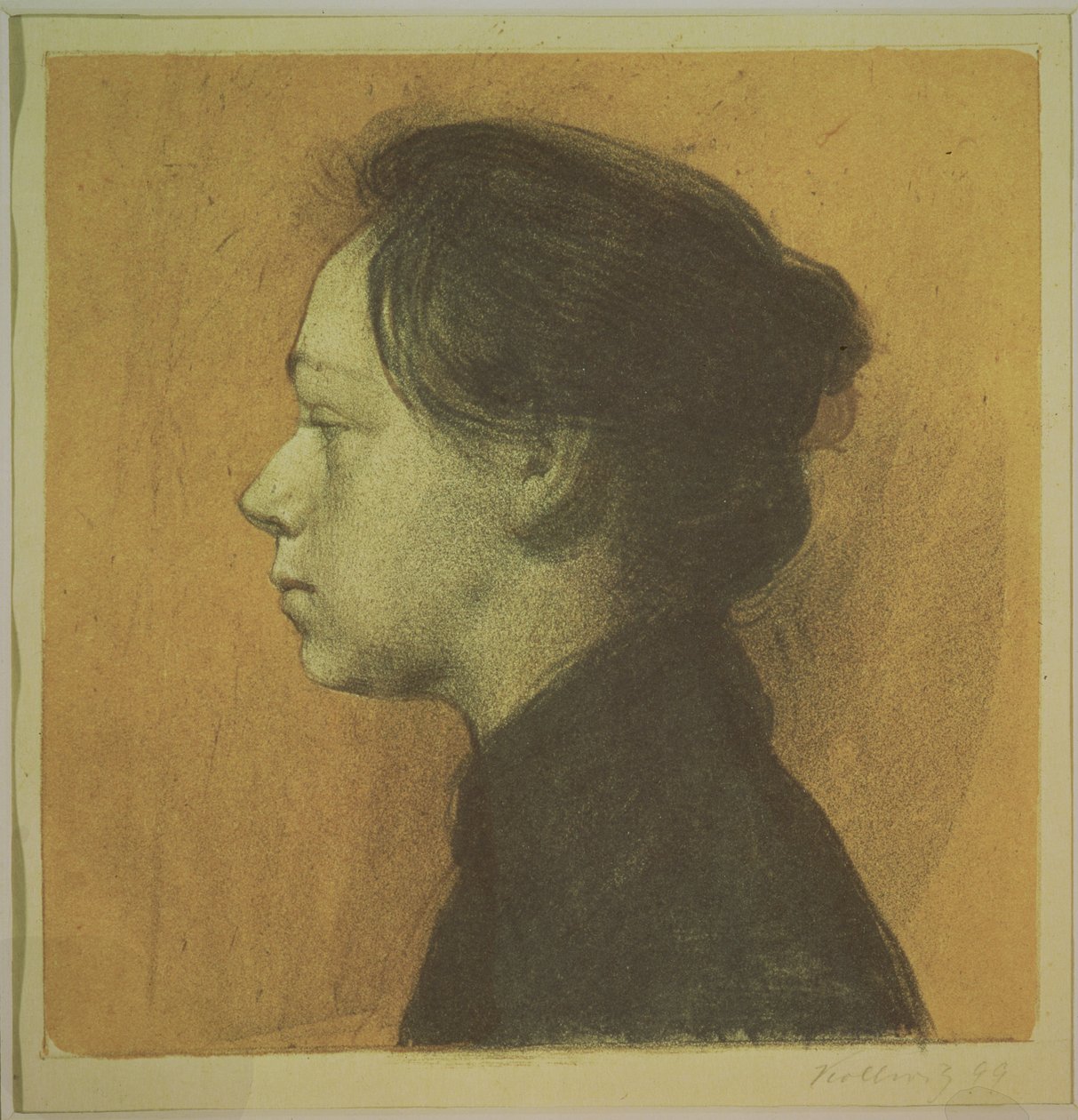 Självporträtt, 1899 av Käthe Kollwitz
