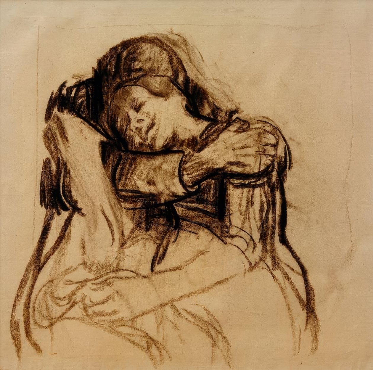 sammanflätade av Käthe Kollwitz