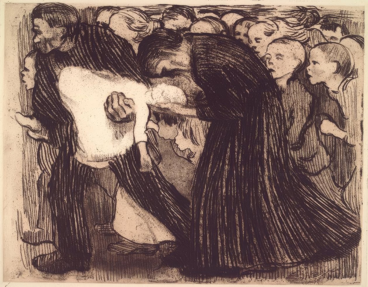 Köra över av Käthe Kollwitz