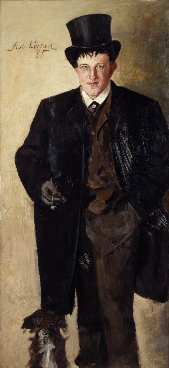 Självporträtt av Kalle (1865 93) Lochen