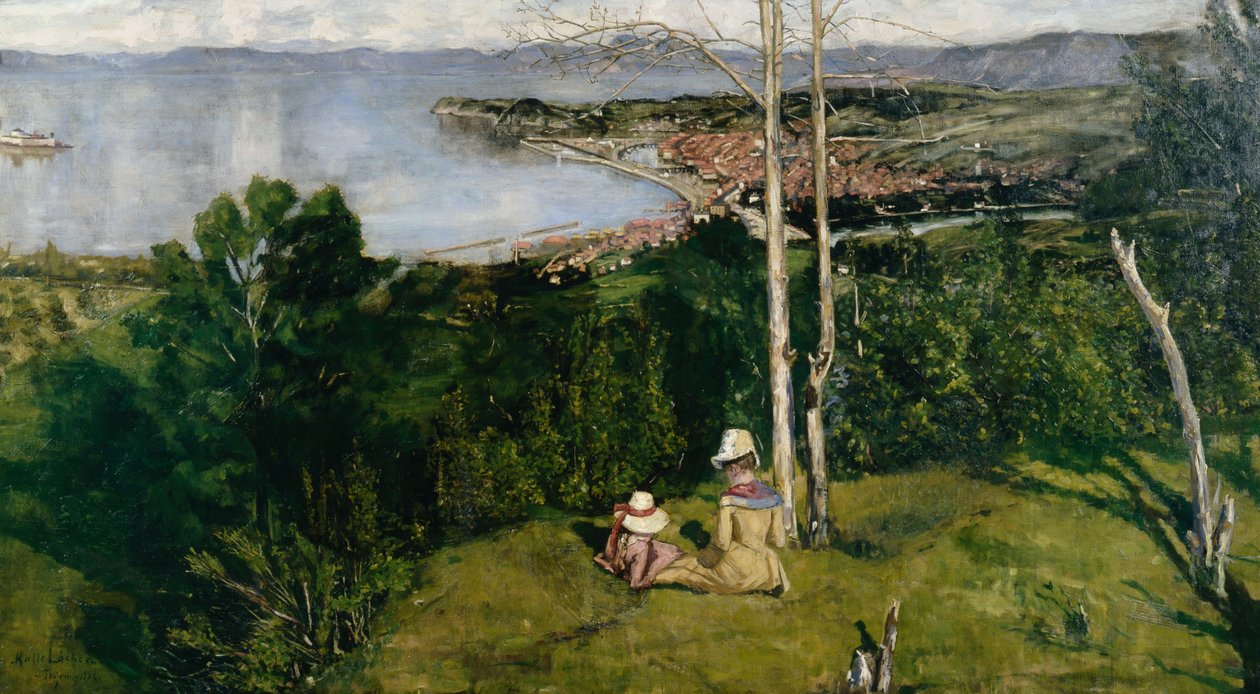Utsikt över Trondheim av Kalle (1865 93) Lochen