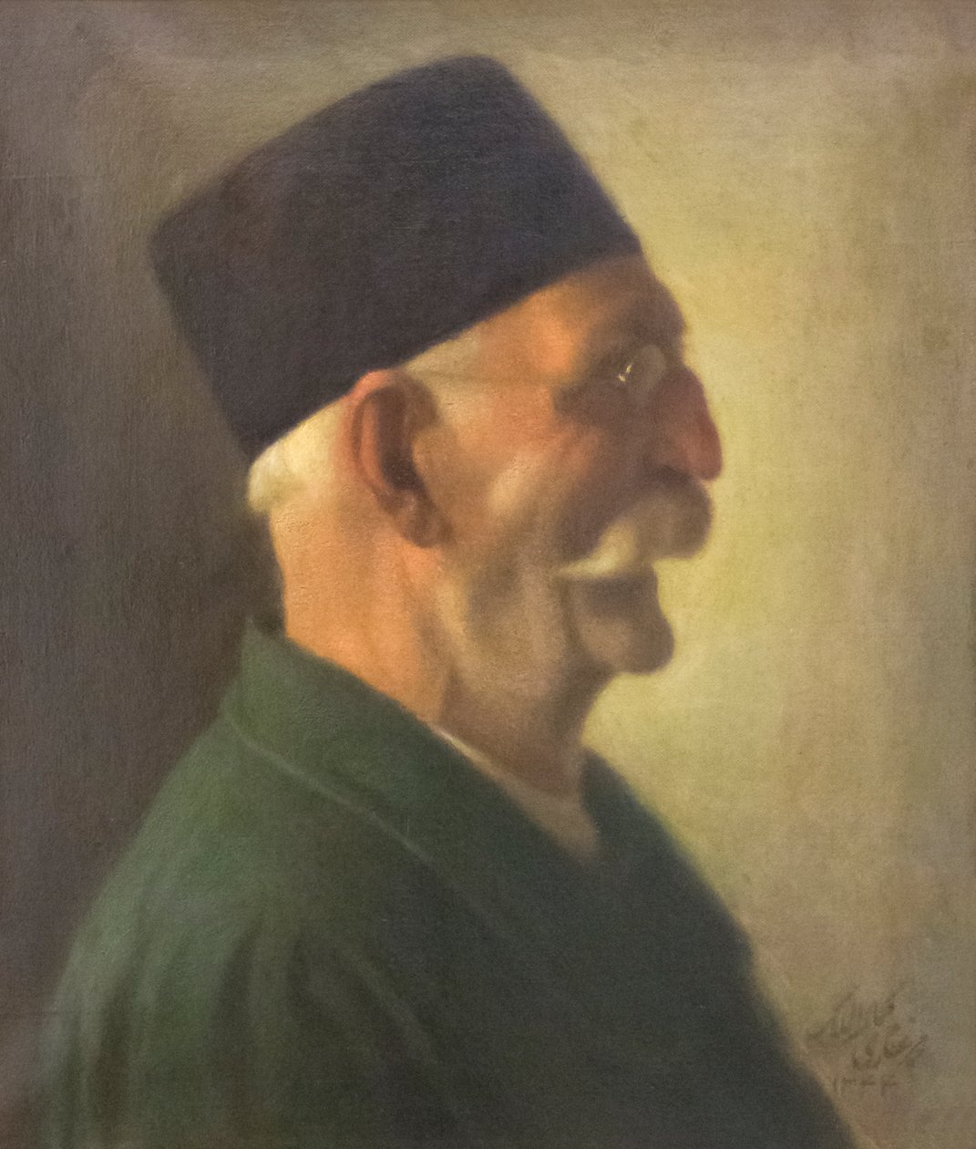 Självporträtt, Kamal-ol-Molk, olja på duk, konstmuseum, Sa