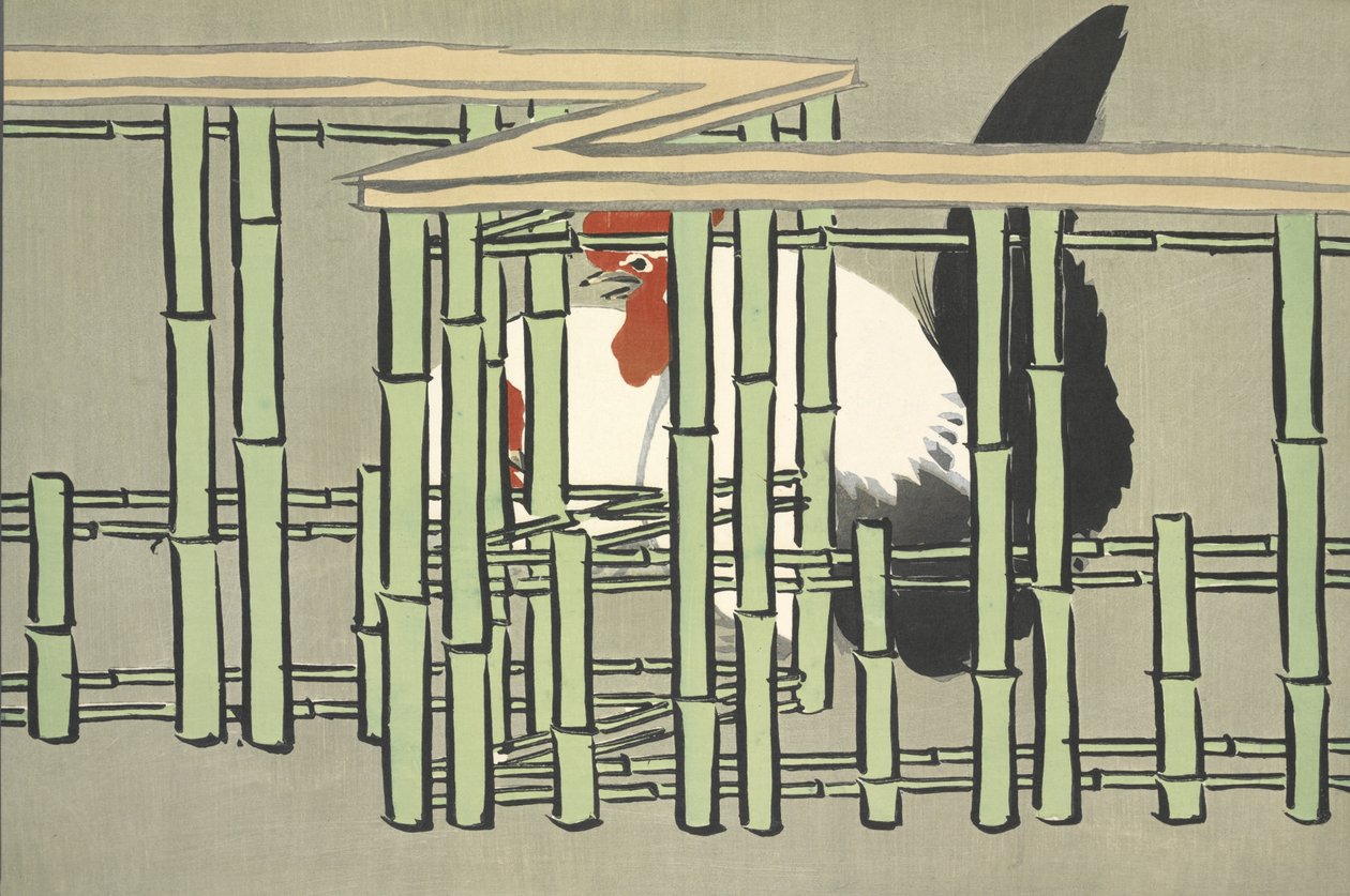 Chabo, från Momoyo-gusa av Kamisaka Sekka