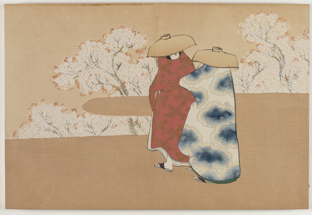 Flowers of a Hundred Worlds (Momoyogusa): Den tredje månaden (Yayoi) av Kamisaka Sekka