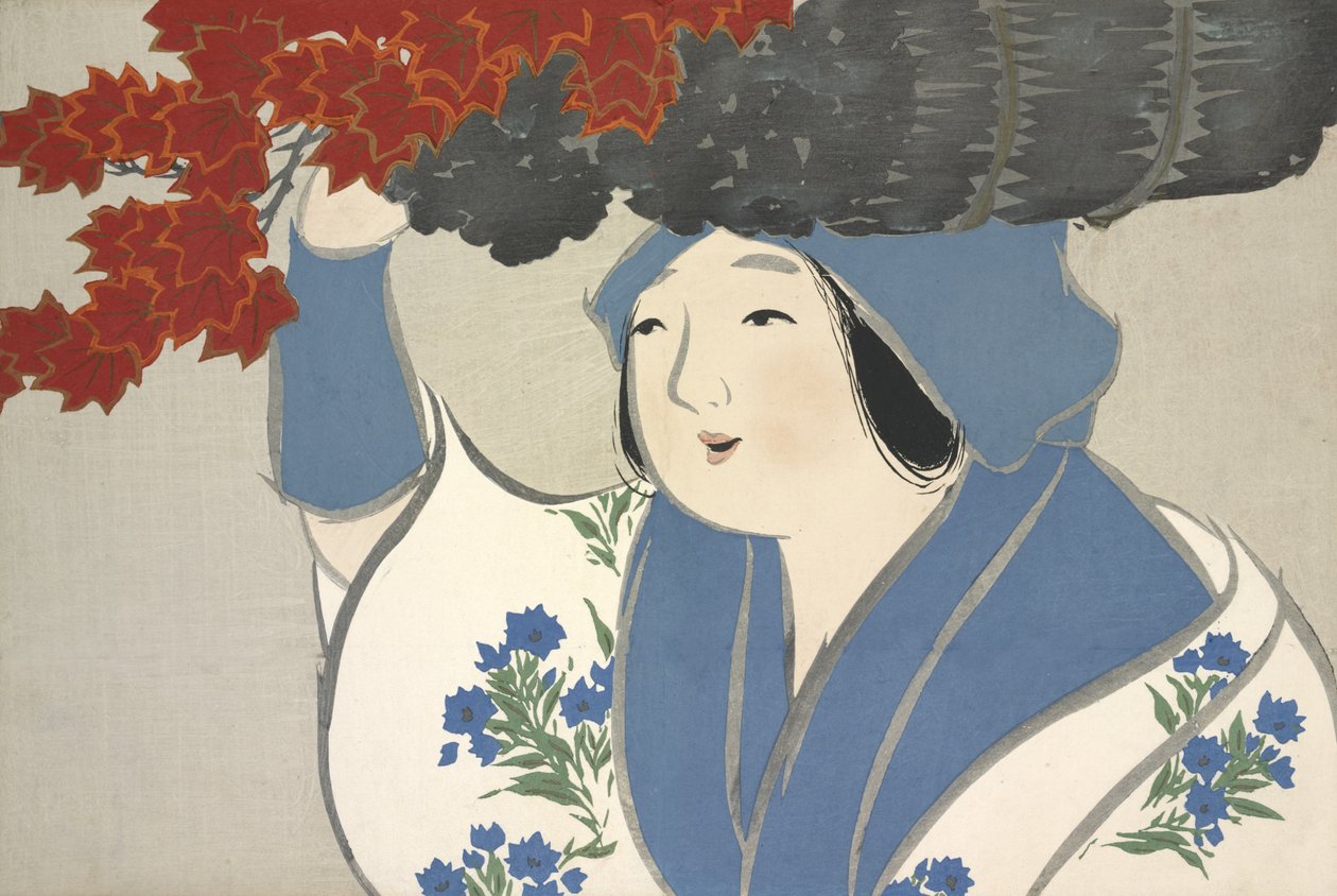 Kuroki Uri, från Momoyo-only av Kamisaka Sekka