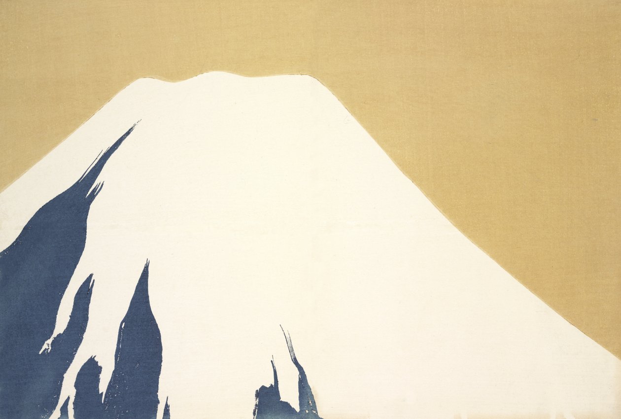 Mount Fuji, från Momoyo-gusa av Kamisaka Sekka