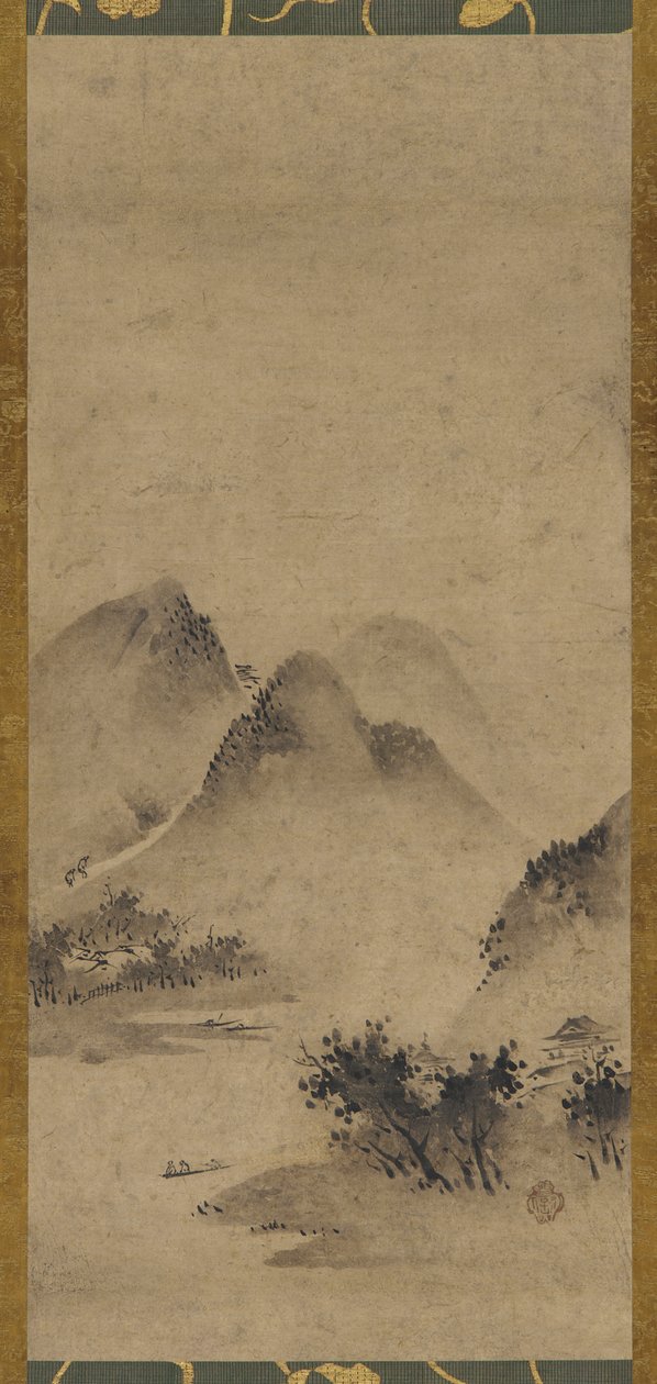 Landskap, Muromachi-perioden, 1500-talet. av Kano Motonobu