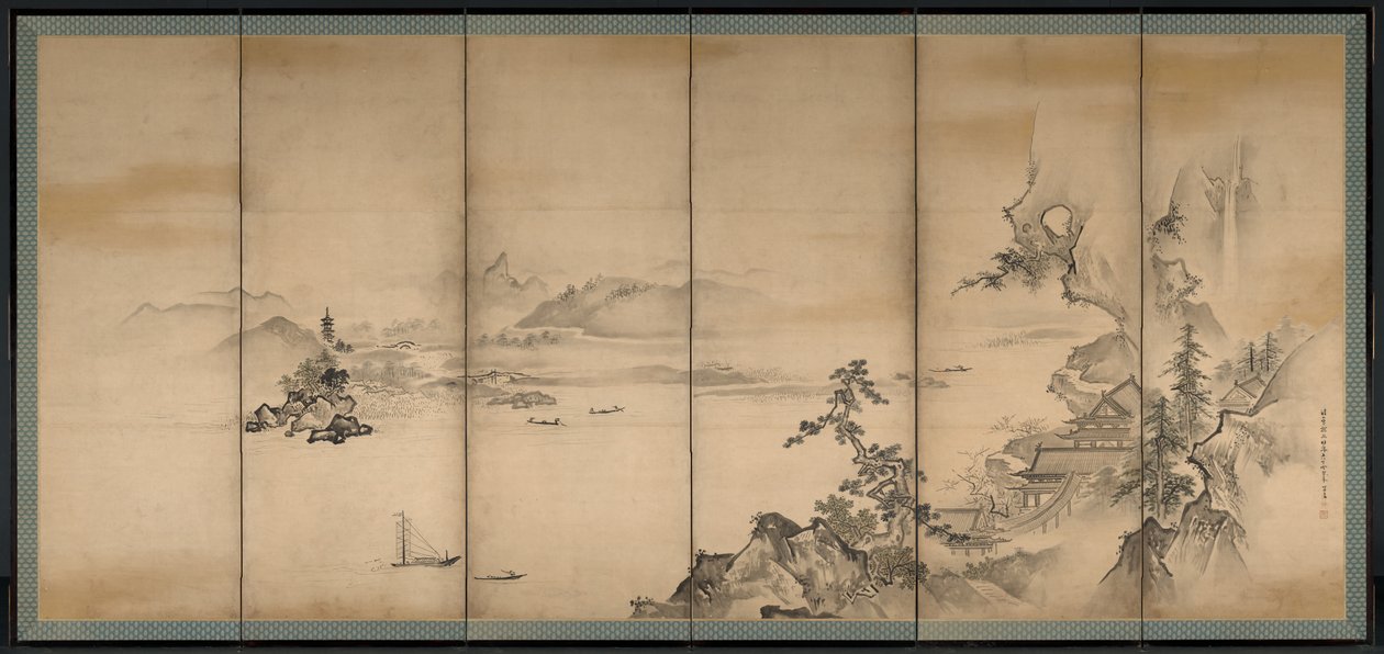 De fyra årstiderna, 1668. av Kanō Tan’yū