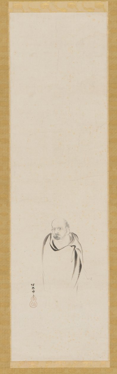 Bodhidharma, Edo-perioden, 1600-talet. av Kanō Tan’yū