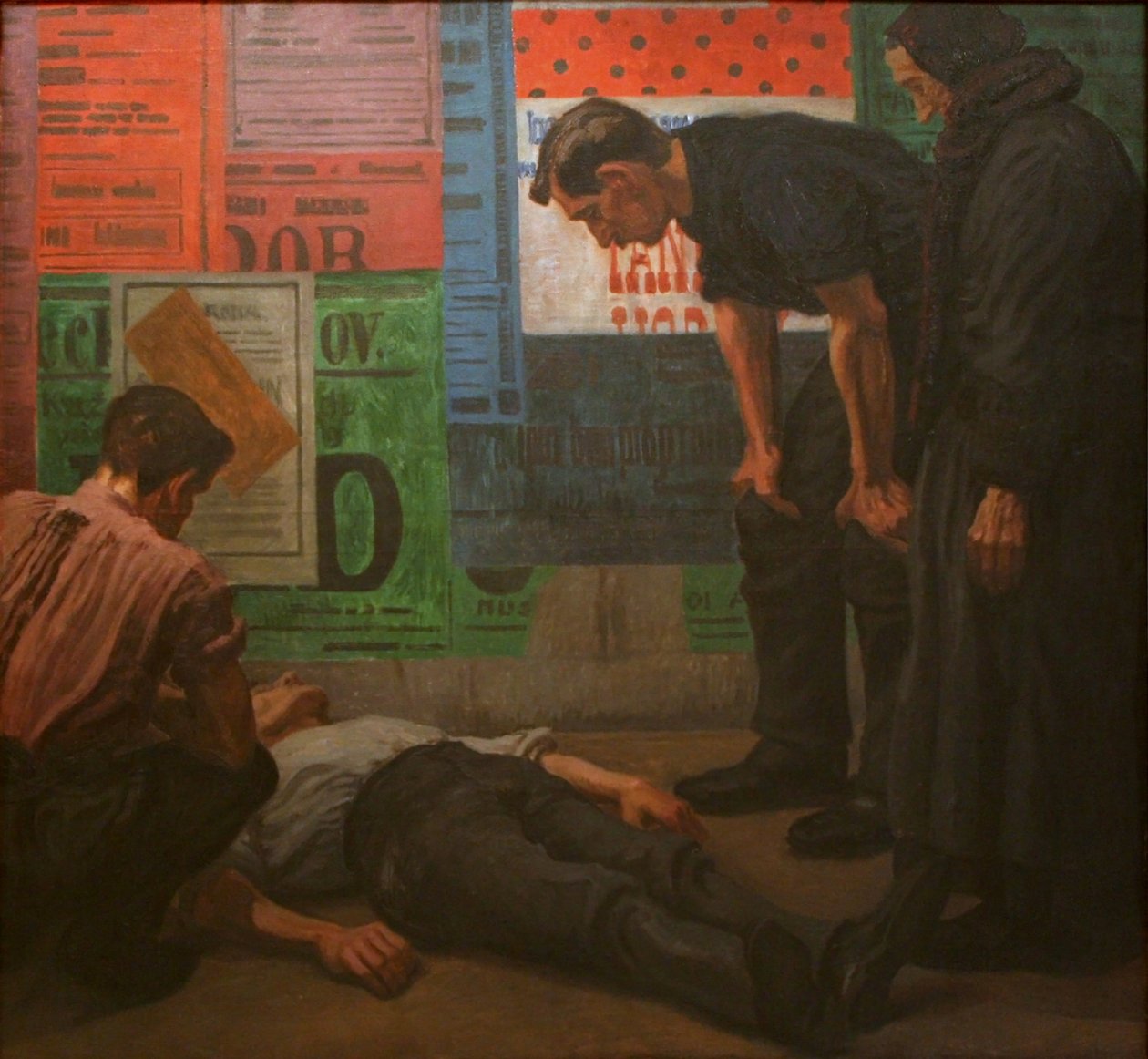 Accident at the Building Site av Karel Myslbek