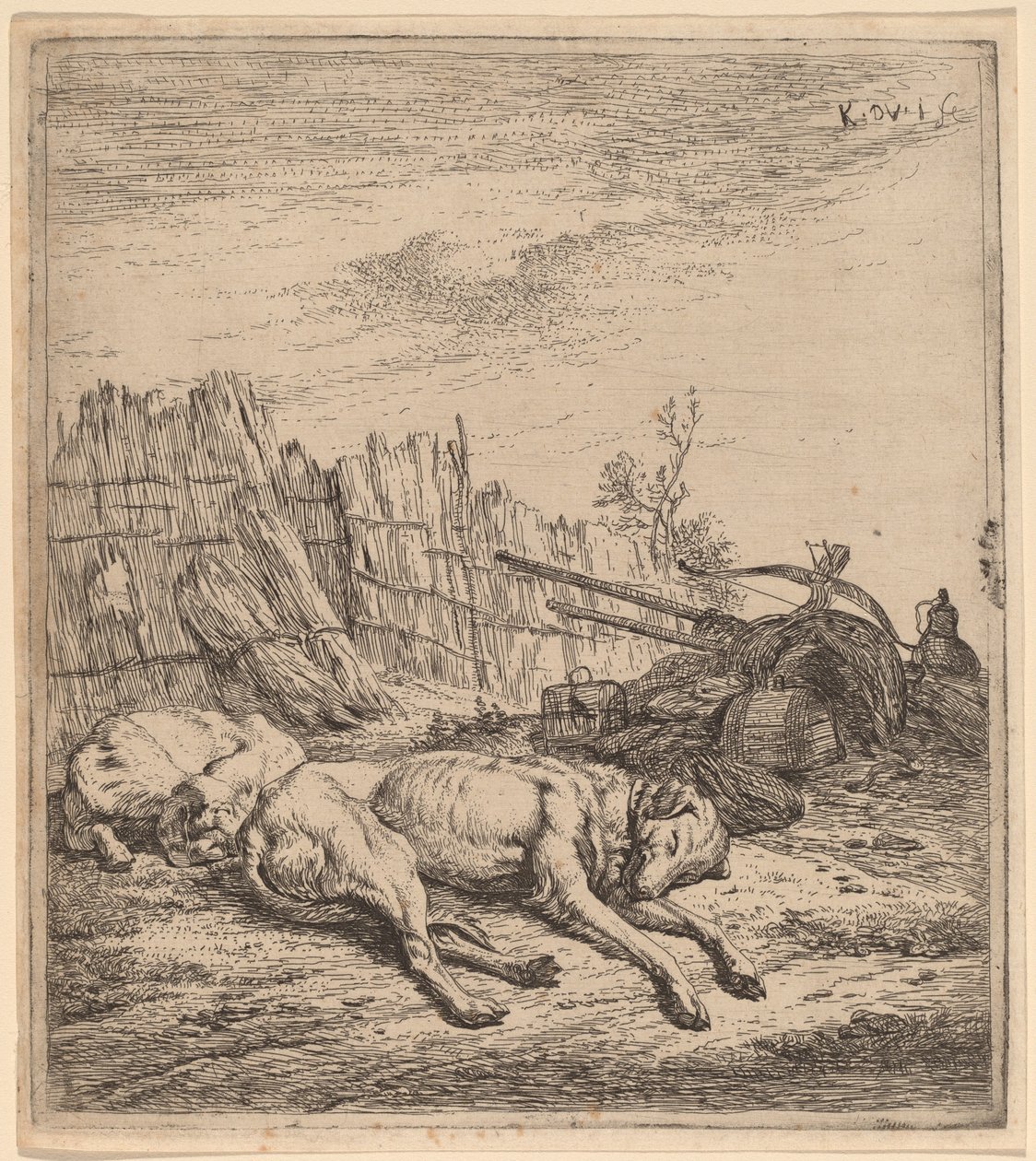 Jakthundar av Karel Dujardin