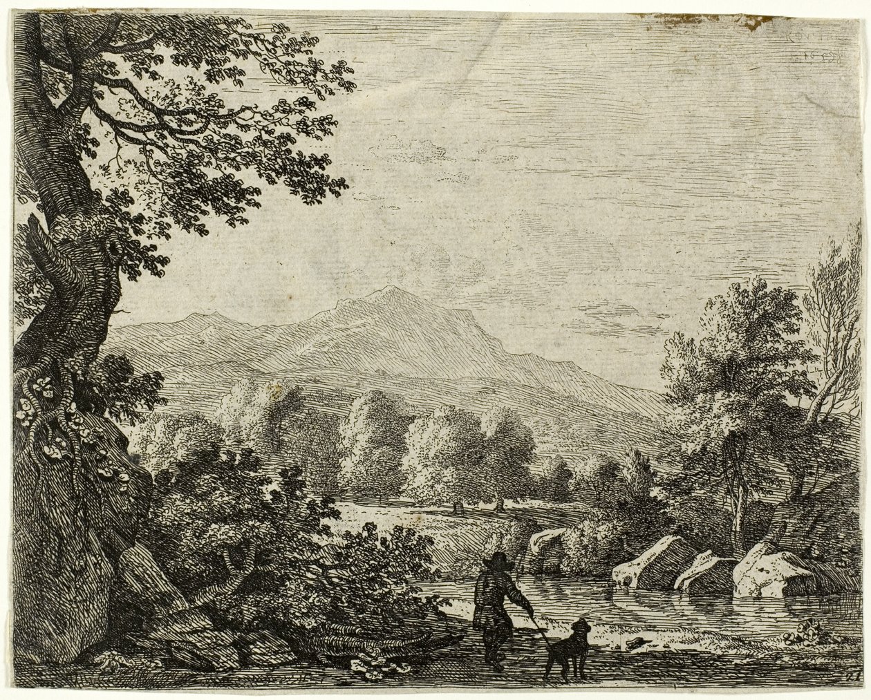 Man med en hund av Karel Dujardin