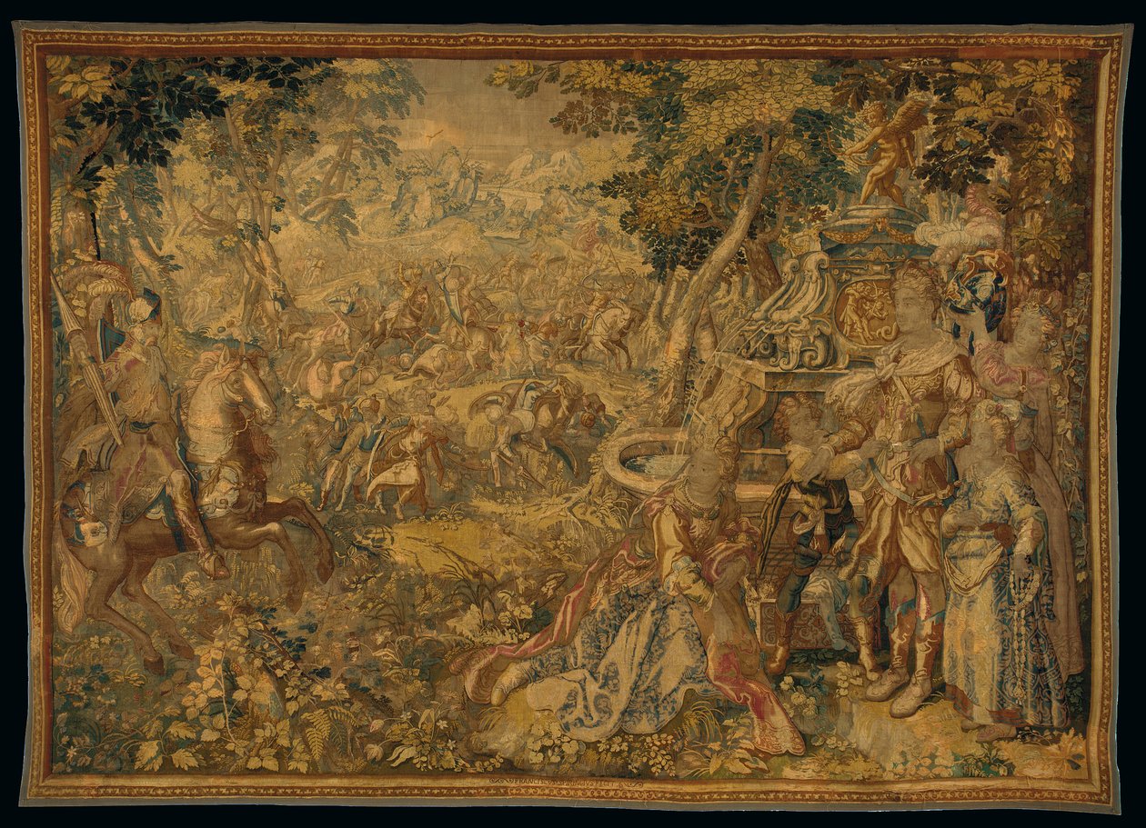 Delfts mytologiska gobeläng, av Franciscus Spierinckx, tidigt 1600-tal av Karel Van Mander