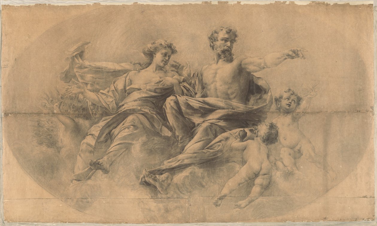 Zeus och Hera av Karel Vitezslav Masek