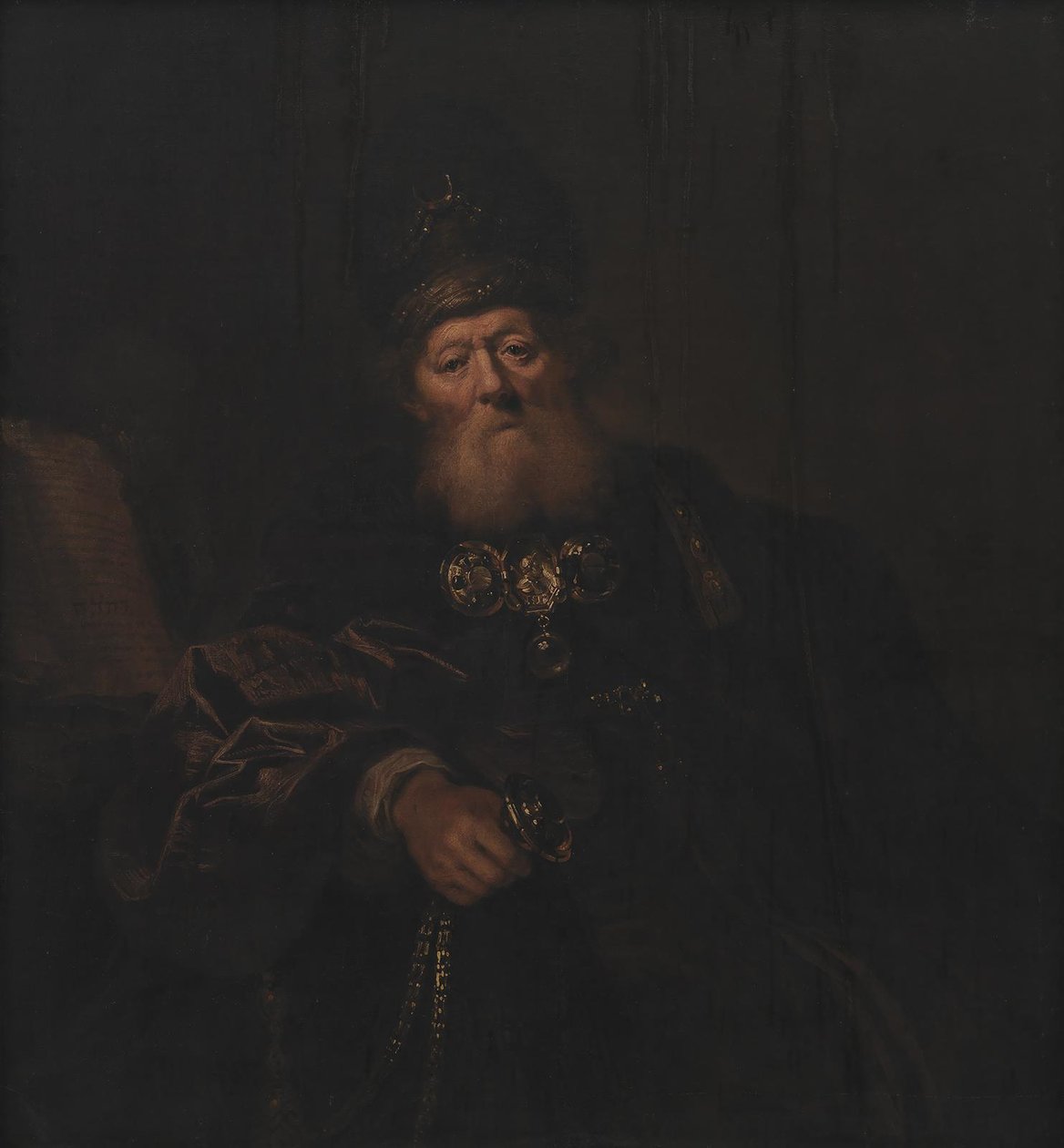 Aron som överstepräst av Karel van III Mander