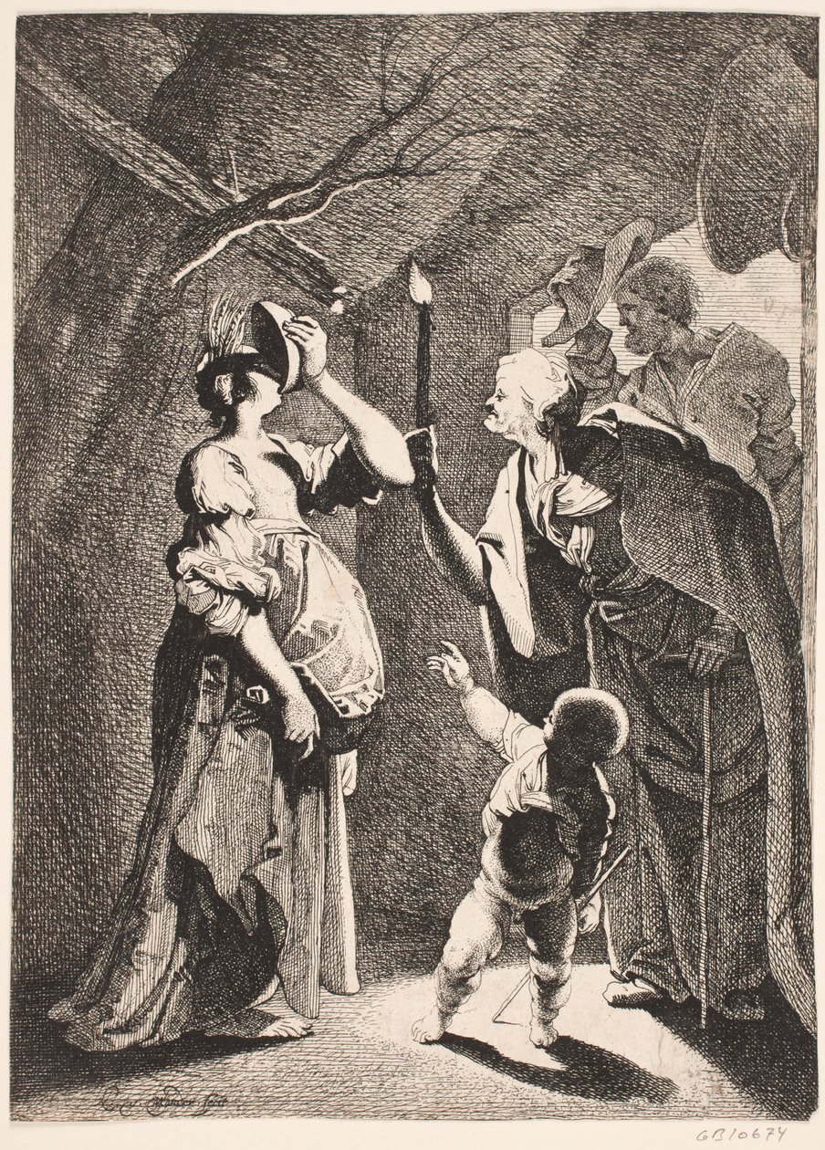 Ceres hånad av Stellio av Karel van III Mander