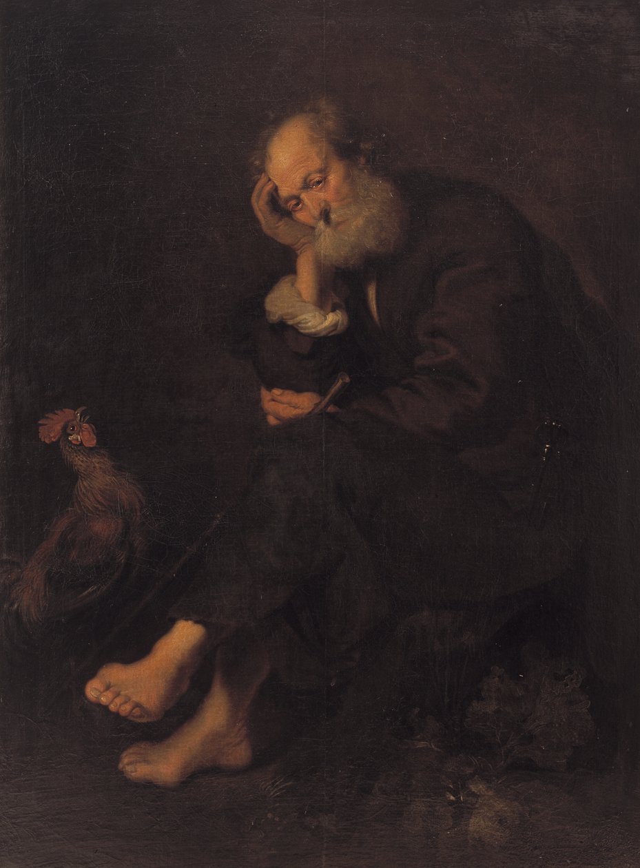 St Peter Ångerfull av Karel van III Mander