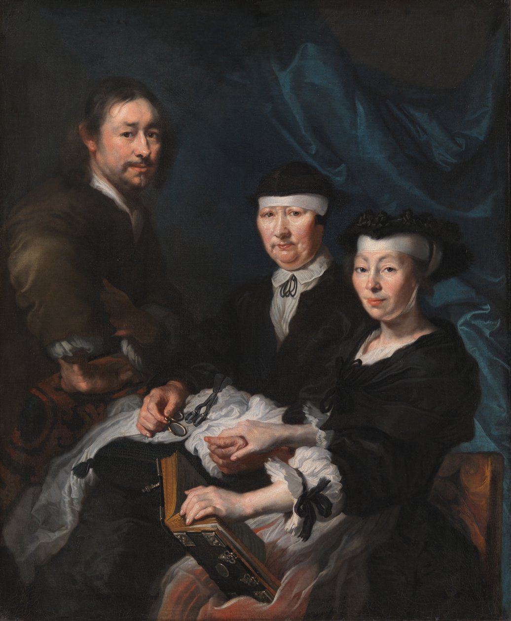 Konstnären med sin familj av Karel van III Mander