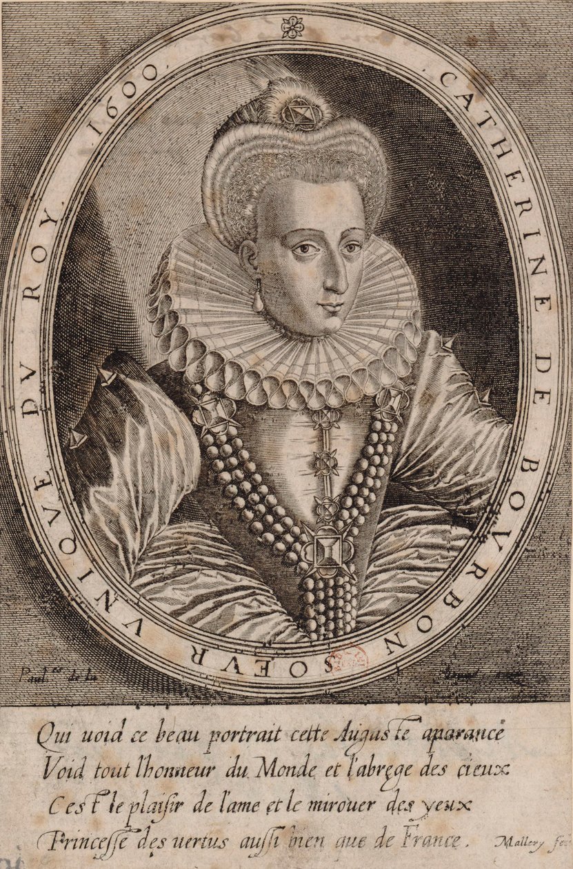 Catherine de Bourbon av Karel van Mallery