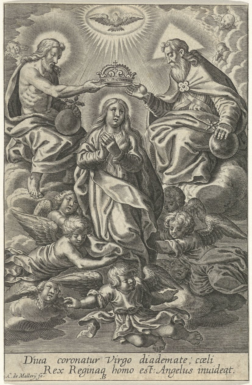 Maria kröning av Karel van Mallery