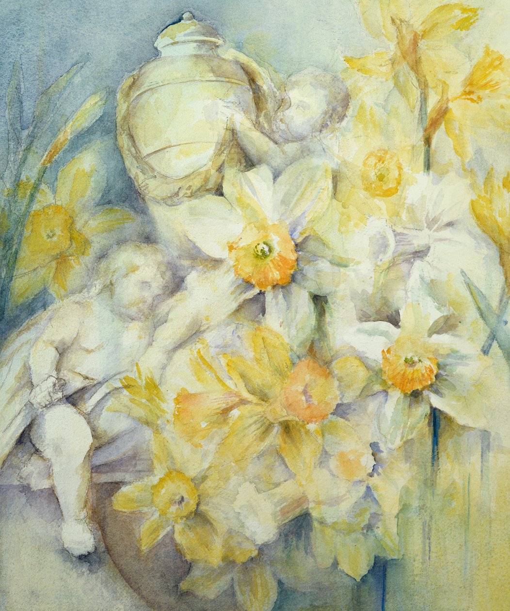 Stourhead påskliljor av Karen Armitage